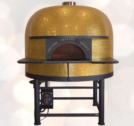Mobile Pizza Oven Classico Gas - Oro Gold