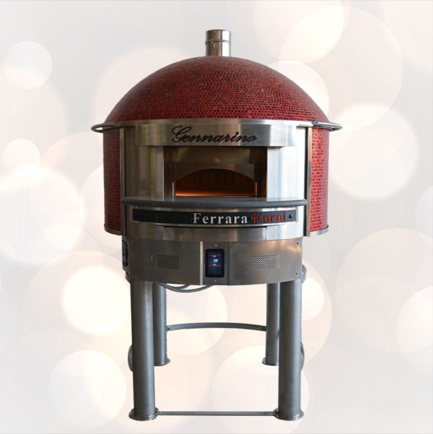 Mobile Pizza Oven Gennarino Electric Special Red Mix
